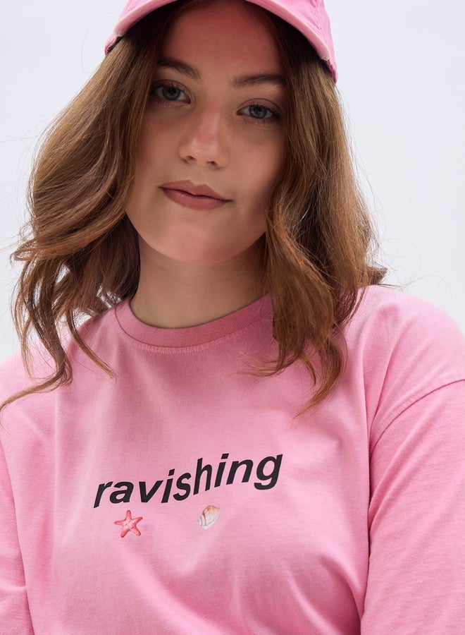 Styli Acid Washed Graphic Print Oversized T-Shirt - Image 4